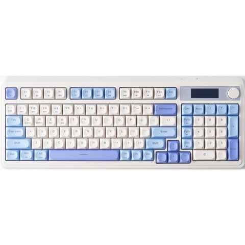 Teclado Aula S99 Pro Cute Creamy Con Teclado Numérico Rgb Púrpura