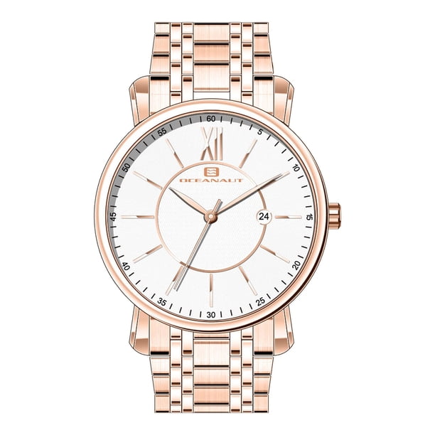 Reloj Oceanaut OC4984 de Cuarzo con Caja y Brazalete de Acero Inoxidable Resistente al Agua 30m