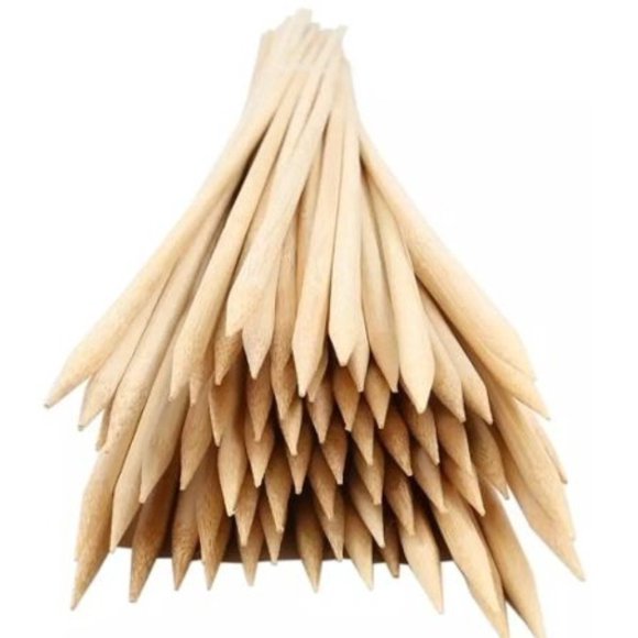 Palos Anticuchos Gruesos 40cm Brochetas Pinchos Papa Tornado