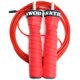 thumbnail image 2 of Cuerda para saltar de velocidad WOD Nation, cable ajustable de 11 pies, roja, de acero, 2 of 9