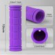 thumbnail image 1 of Bicicleta Antideslizante Bicicleta MTB Manillar Grip Soft Rubber Bar Covers Purple, 1 of 4