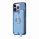 thumbnail image 3 of Funda Magnética Para Iphone 16 Pro Con Billetera Y Anillo Protector Resistente Azul, 3 of 6