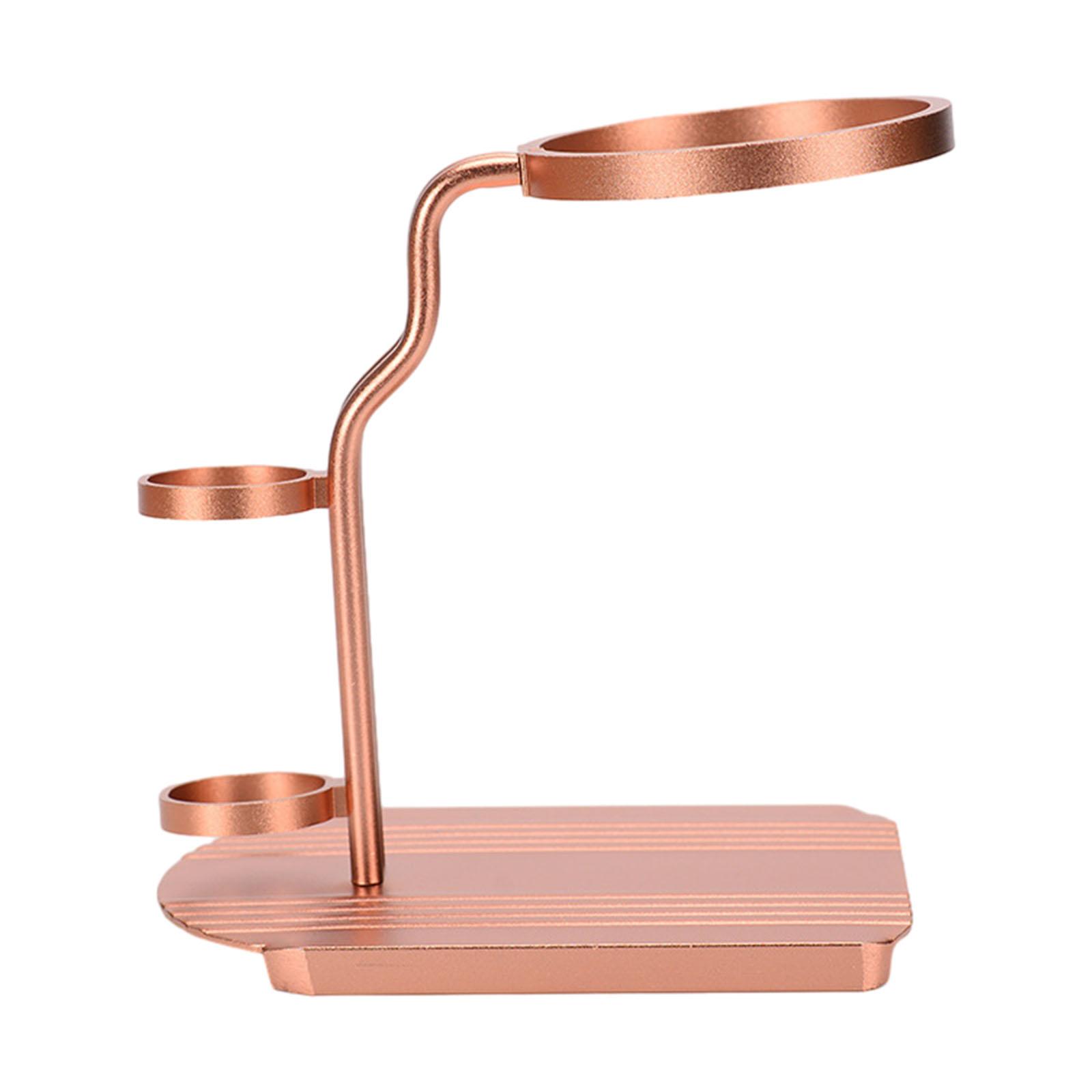 Magideal - Soporte Para Gotero De Café, Estante Para Filtro De Tetera, Soporte Para Filtro De Té, Soporte Para Colador De Té Reutilizable, Soporte Para Bolsa De Oro Rosa