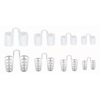 Genérico - Pack De 4 Tapones Nasal Silicon Anti Ronquido Respira Lau