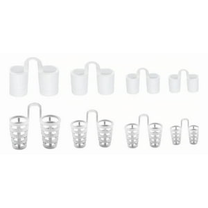 Genérico - Pack De 4 Tapones Nasal Silicon Anti Ronquido Respira Lau