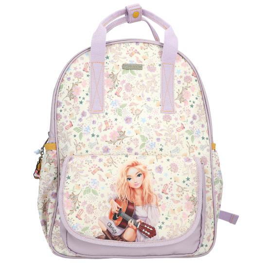 Mochila Lila Con Diseño Floral Cowgirl Topmodel