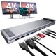 thumbnail image 1 of Base de acoplamiento USB‑C 4K de doble monitor 100 W PD Mukiya, 1 of 9