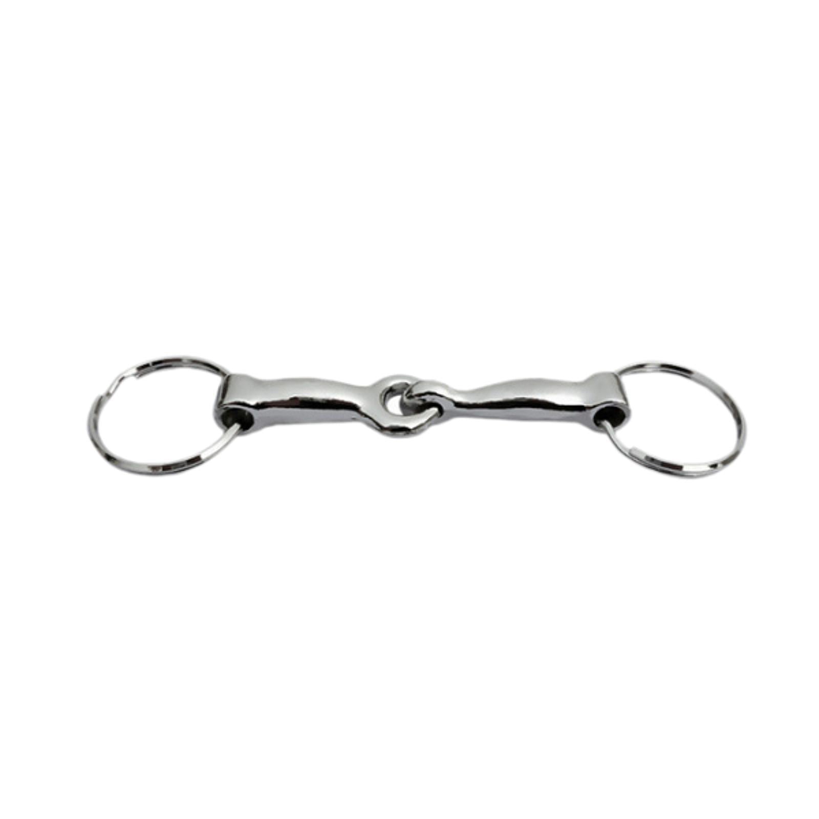 Bothyi - Llavero Con Bocado De Caballo, Recuerdo De Fiesta, Decoración De Bolso, Colgante, Llavero De Aleación, Plata