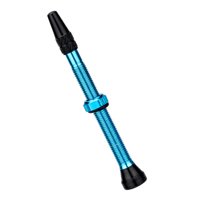 Ioensy - Vástago De Válvula Presta Sin Cámara, Núcleo De Válvula De Extensión De Llanta, Aleación De Aluminio, Azul Duradero, 60Mm