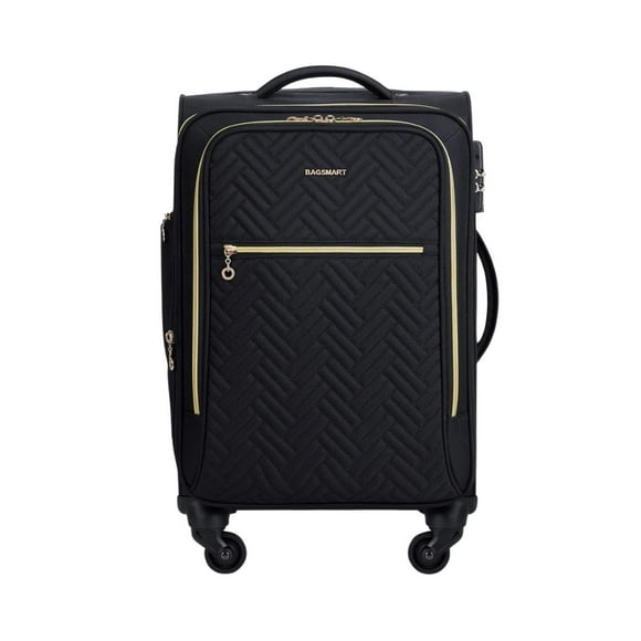 Bagsmart Maleta de Mano Bonchemin Expandible 43L-51L Acolchada Negro