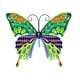 thumbnail image 1 of Valla de mariposas de metal para decoración de jardín, gran escultura de mariposa para terraza al aire libre, patio trasero, balcón, color rojo, 1 of 5