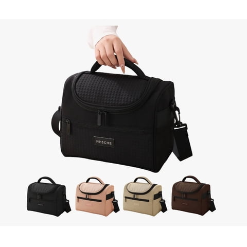 Riqui - Lonchera Térmica Gran Capacidad Negro