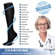 thumbnail image 5 of Calcetines de compresión CHARMKING de 15 a 20 mm Hg para correr (3 pares), 5 of 6