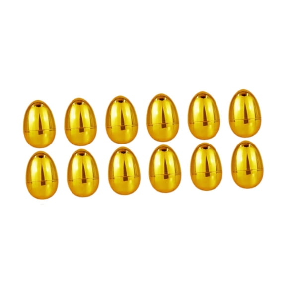 Huevos De Pascua Color Dorado Para Rellenar, Ideales Para Fiestas Escolares Y Actividades De Empresa.