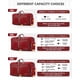 thumbnail image 5 of Bolsa de viaje Gonex de 100 litros con compartimento para zapatos, repelente al agua, color rojo, 5 of 9