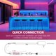 thumbnail image 4 of Cinta de luces EMITEVER 5 m RGB COB 3150 LED regulable, 4 of 9