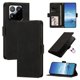 thumbnail image 1 of Funda Billetera Delgada para Xiaomi 15T con Ranuras y Soporte Negro, 1 of 6