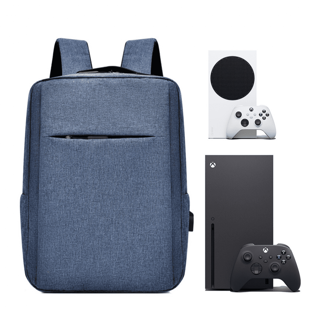 Genérico - Funda De Almacenamiento Portátil Para Mandos De Playstation 5/ps4 Slim/pro/xbox Series X/s/xbox One - Bolsa Organizadora De Viaje Duradera Con Compartimento Acolchado-azul