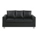 thumbnail image 1 of Sofa Kendy 3c Pu 12 Negro, 1 of 6