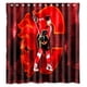 thumbnail image 1 of Cortina de ducha con ganchos de Calgary Flames, 60 x 72 pulgadas, 1 of 3
