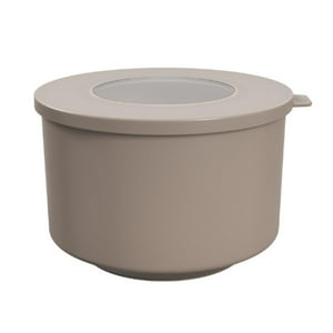Coza - Contenedor 1L De Plastico Hoop Warm Gray