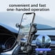 thumbnail image 3 of Soporte de teléfono para coche con rotación de 360 grados, soporte metálico manos libres con clip para rejilla de ventilación, compatible con todos los smartphones iPhone y Android-Negro, 3 of 6