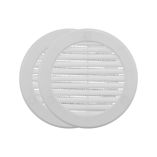 Cubierta de ventilación para plafón Vent Systems de 10 cm, blanca, paquete de 2, plástico