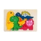 thumbnail image 1 of Rompecabezas De Madera Formas De Color Educativas Tempranas Para Bebé Ni?o Regalo De Cumplea?os Dinosaurio, 1 of 5