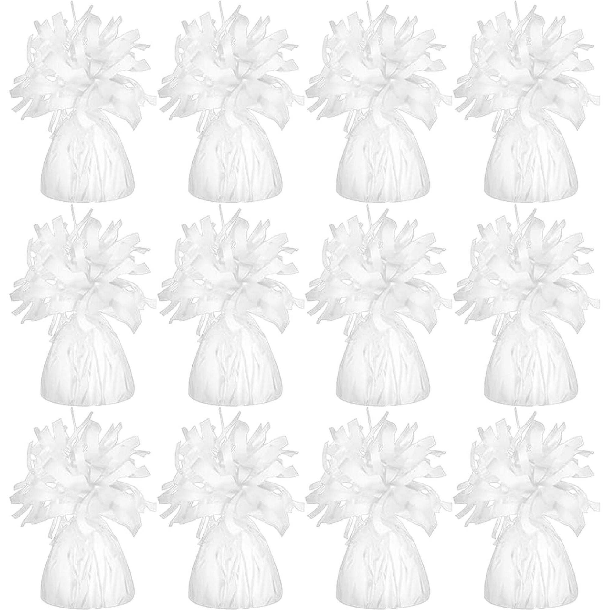 Pesas Para Globos The Dreidel Company, 14 Cm, Metálicas, Paquete De 12