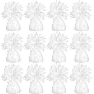 Pesas Para Globos The Dreidel Company, 14 Cm, Metálicas, Paquete De 12