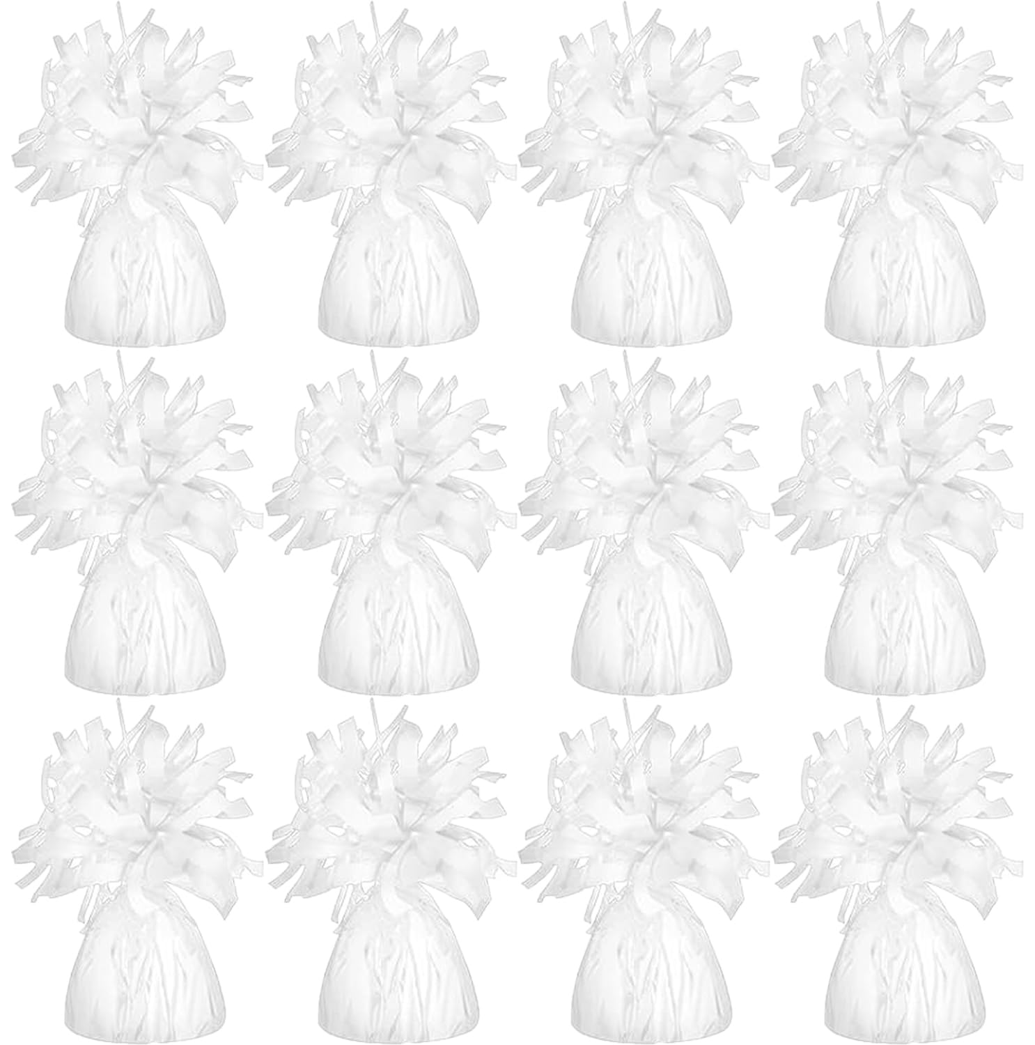 Pesas Para Globos The Dreidel Company, 14 Cm, Metálicas, Paquete De 12