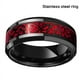 thumbnail image 3 of Heart-Shaped Stainless Steel Couples Rings for Men and Women - Perfect for Engagement and Wedding Bands, 3 of 4