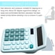 thumbnail image 4 of Calculadora financiera con pantalla LCD extragrande, calculadora de escritorio de 12 dígitos con números grandes, funciona con pilas y energía solar, ideal para negocios, oficina, hogar, escuela, escr, 4 of 7