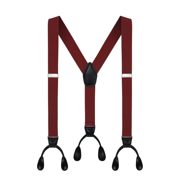 Tirantes Moulen 3,5 cm Burdeos con Botón