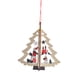 thumbnail image 1 of Colgantes Colgantes De Madera Para árbol De Navidad, Decoración Colgante Para El Hogar, Ventanas, Oficina, Papá Noel Y Muñeco De Nieve, 1 of 3