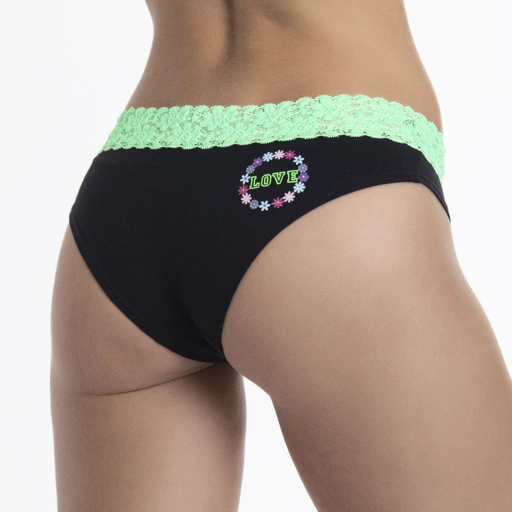 Lady Genny - Pantaleta Cotton Con Encaje