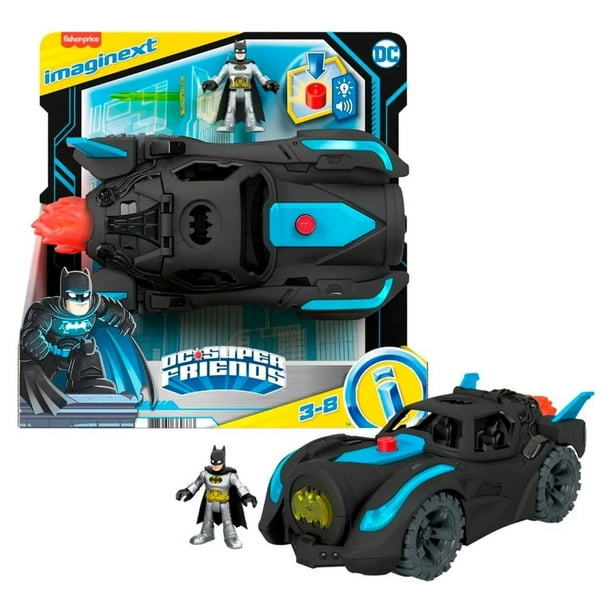 Juguete Auto De Batman Con Figura 10cm Con Sonido Infantil Lider
