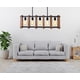 thumbnail image 2 of Lámpara Colgante Techo Industrial Metal Madera 5 Luces Jhn, 2 of 3