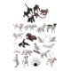 thumbnail image 2 of Mini Animales Del ártico Juguetes Chimpancés Animales Modelo Decoración De Mesa, 2 of 6
