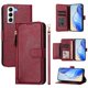 thumbnail image 1 of Funda Billetera Cremallera para Samsung Galaxy S21 Plus 5G con Porta Tarjetas, Soporte y Correa Rojo, 1 of 5