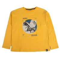 Polera Niño Mostaza Pillin