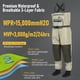 thumbnail image 3 of Overoles impermeables 8 Fans tipo stockingfoot para pesca, 3 of 6