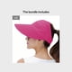 thumbnail image 1 of Stay Protected in Style: Women's Wide Brim Sun Protection Visor Sun Hat, 1 of 5