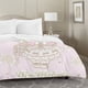 thumbnail image 2 of DIEZ The Girls My Bunny Melody Theme Bedding Set3 Piece 3D Melody Flowers Printed Breathable Durable Microfiber Comforter SetGifts for Boys and Girls Twin, 2 of 5