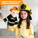 thumbnail image 5 of Títere de Mano de Peluche Bombero YoungJoy con Varilla de Control, 5 of 7