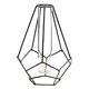 thumbnail image 4 of Arte Del Hierro Florero Marco De Metal Soporte Para Plantas Decoración Para El Hogar Estilo 2 Negro, 4 of 5