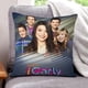 thumbnail image 1 of iCarly Fundas de almohada de terciopelo con tema, regalos de funda de almohada, decoración para el hogar, cojín de lanzar, regalo de cumpleaños para fans y parejas. 45cm x 45cm., 1 of 6