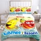 thumbnail image 4 of Animated LL-Larva Cartoon Poster Children Duvet Cover Set Printed Bedding Set Double Queen King Size 2/3pcsBettbezug, 4 of 5