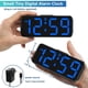 thumbnail image 2 of Reloj despertador digital Peakeep para dormitorio, de mesa, con batería, 2 of 7