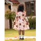 thumbnail image 3 of Vestido Disney Moana 3T de Manga Larga Coral con Estampado Floral, 3 of 7